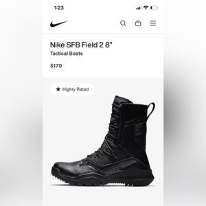 Nike SFB Field Black Tactical Boot